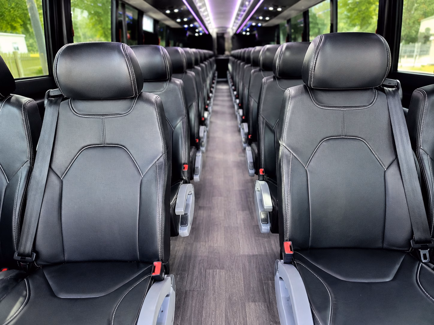 fayetteville charter bus rentals for airport transfers