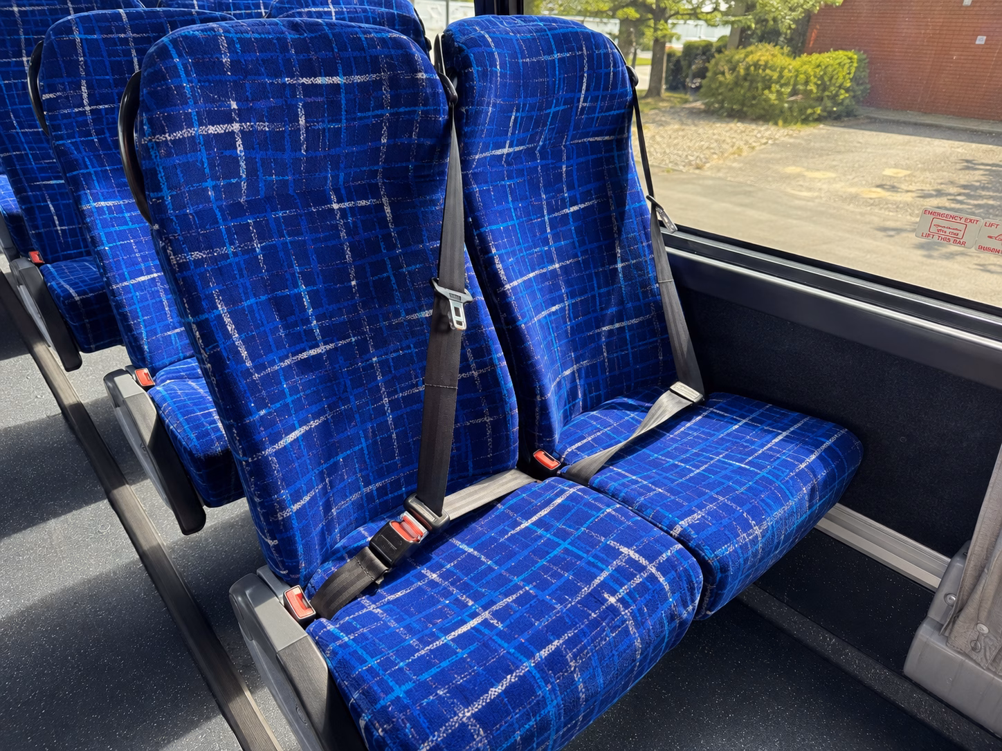 moore charter bus rental interior