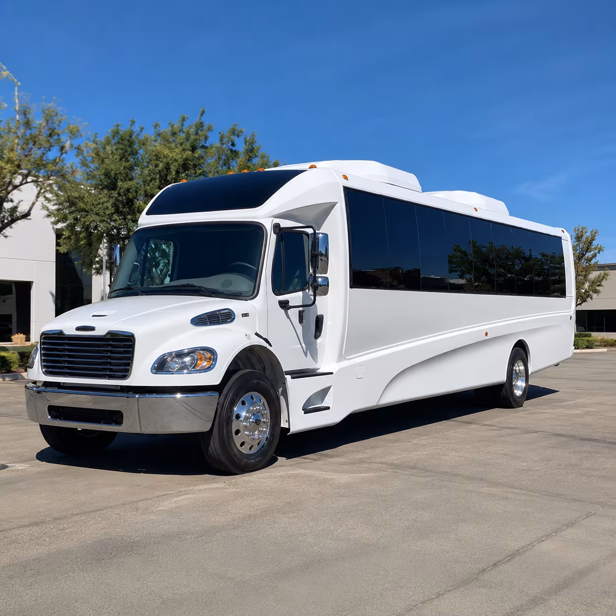 planning prom for a big group compare minibuses and charter buses too